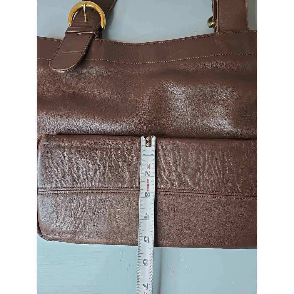 Vintage COACH Brown Leather, Soho Lafayette Shoulder Bag, Snap, 4140  90s USA - Picture 13 of 13